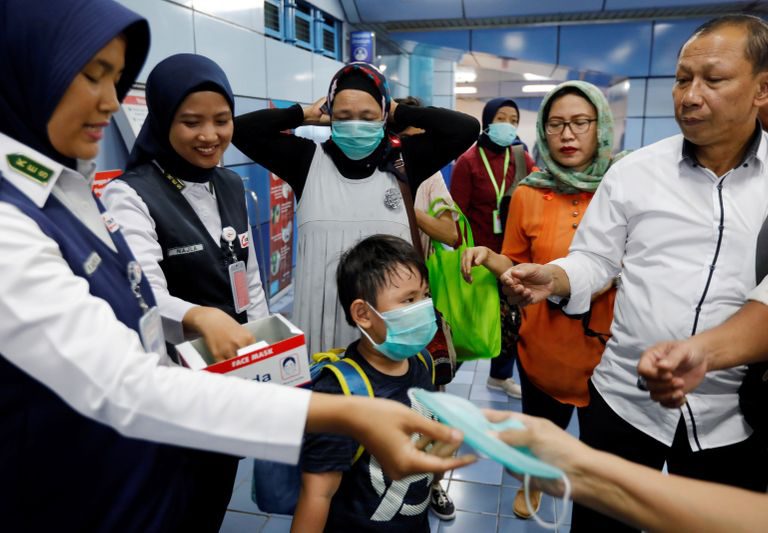 Indonesia fears panic buying after first coronavirus cases