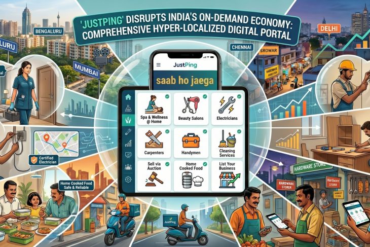 Hyper-Localized Service Giant ‘JustPing’ Disrupts India’s On-Demand Economy with Comprehensive Digital Portal